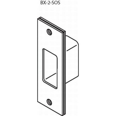 Don-Jo 1-1/4" x 4-7/8" Security Strike BX2SDSBP